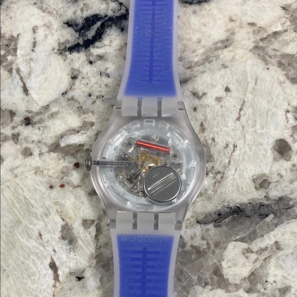 Swatch Blue and Gray Wearable Watch - Picture 5 of 5